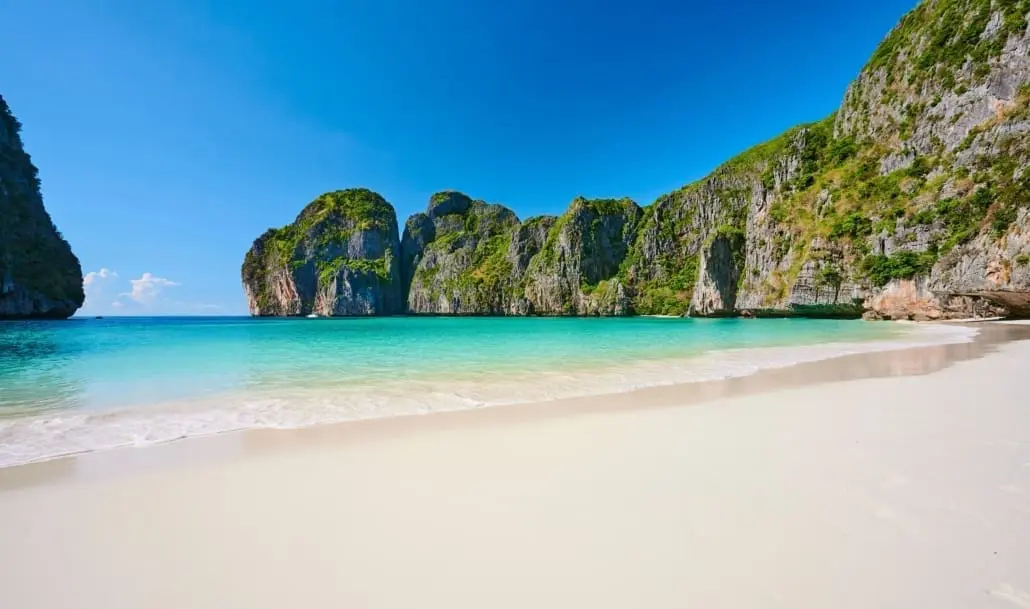 The Landscape of Maya Bay, Thailand